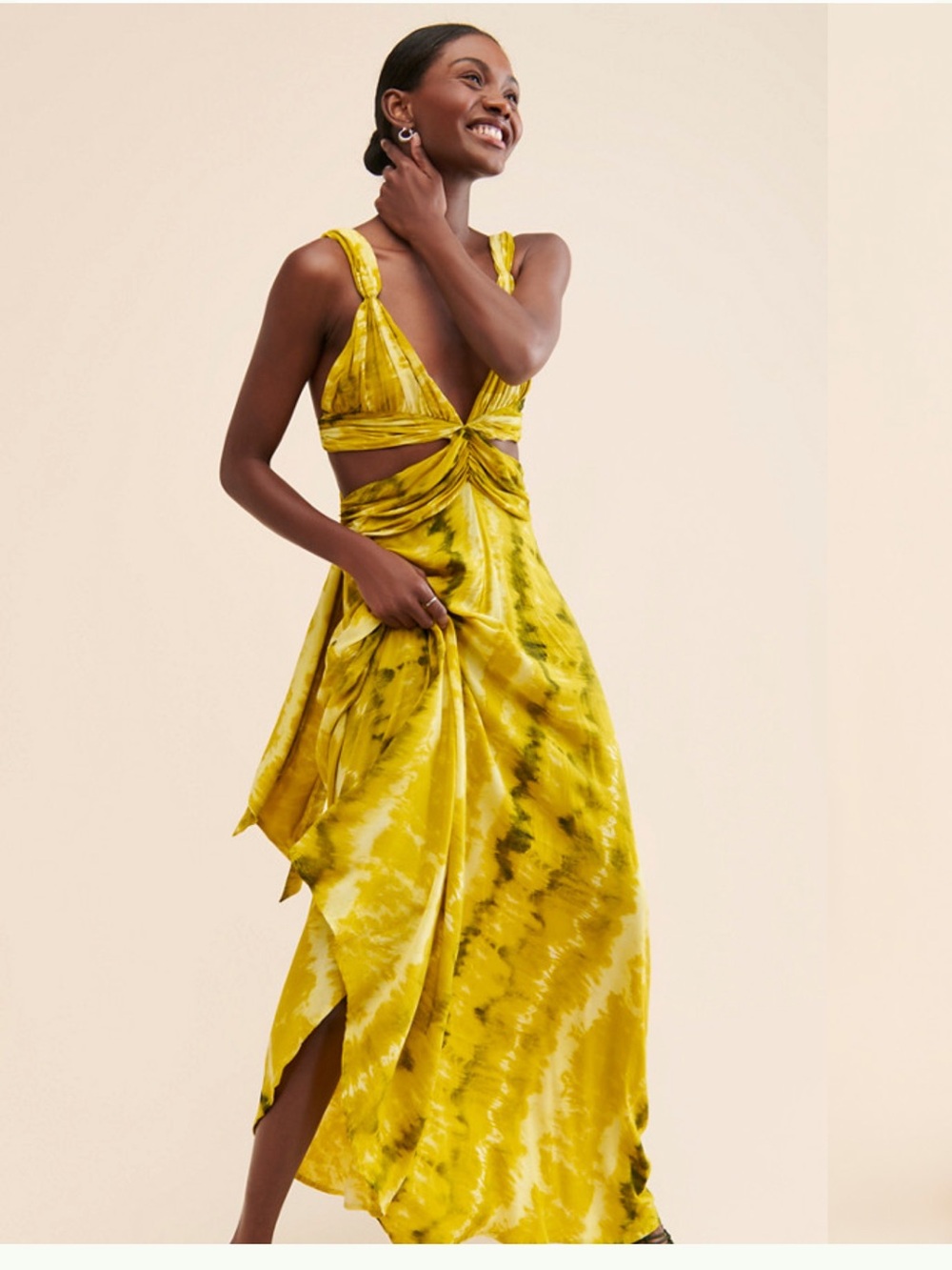 Le Salty Ava Cut-Out Gown size S